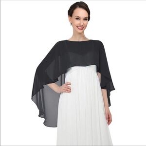 Chiffon Wrap Shawls Capes for Dresses Wedding